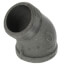 3" Black 45° Street Elbow