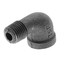 1/4" Black 90° Street Elbow