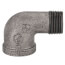 3/4" Black 90° Street Elbow