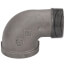 2" Black 90° Street Elbow