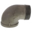 4" Black 90° Street Elbow