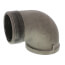 4" Black 90° Street Elbow