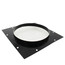 10" Round Duct Wall Cap w/ Gravity Damper