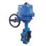 4" Lug Butterfly Valve w/ VB060M-002 24V AC/DC Metal Electric Actuator