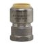 1" CTS x 1" FNPT 304 Stainless Steel Push-Fit Adapter (Lead Free)