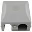 PVC Gas Plug with 1/2" Bottom NPT Inlet x 3/8" Quick Disconnect Outlet (Grey)