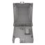 PVC Gas Plug with 1/2" Bottom NPT Inlet x 3/8" Quick Disconnect Outlet (Grey)