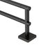Triva 24" Double Towel Bar, BP1822BL (Matte Black)