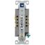 Commercial Grade Duplex Receptacle, 20A, 2P, 3W, Back & Side Wire, NEMA 5-20R - White (125V)