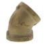 1/2" FIP 45-Degree Brass Elbow (Lead Free)