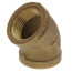1" FIP 45-Degree Brass Elbow (Lead Free)