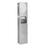 Semi-Recessed Mounted Towel Dispenser/Waste Receptacle (Satin), 4.9 Gal
