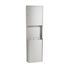 Recessed Framed Towel Dispenser/Waste Receptacle (Satin), 12 Gal