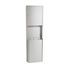 Recessed Framed Towel Dispenser/Waste Receptacle (Satin), 12 Gal