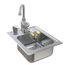 S19-500M Deck Mount Swing-Activated Faucet/Eyewash, w/ Mixed Faucet, 5.1 gpm