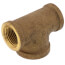1/2" x 1/2" x 3/4" Bull Head Brass Tee (Lead Free)