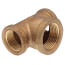 3/4" x 3/4" x 1" Bull Head Brass Tee (Lead Free)