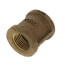 3/8" FIP Brass Coupling (Lead Free)