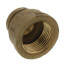 1" x 1/2" FIP Brass Coupling (Lead Free)
