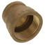1-1/4" x 1" FIP Brass Coupling (Lead Free)