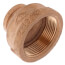 1-1/2" x 3/4" FIP Brass Coupling (Lead Free)