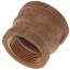 1-1/2" x 1-1/4" FIP Brass Coupling (Lead Free)