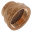 2" x 1-1/4" FIP Brass Coupling (Lead Free)