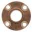 2" FNPT Brass Companion Flange, 150 psi (Lead-Free)