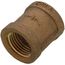 1/2" FIP Brass Coupling (Lead Free)