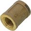 1/4" FIP Brass Coupling (Lead Free)