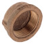 1-1/4" Threaded Brass Cap (Lead Free)