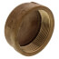2" Threaded Brass Cap (Lead Free)
