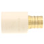 3/4" PEX Crimp x CPVC Socket Brass Adapter