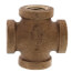 1/4" Brass Cross (Lead Free)