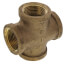 1" Brass Cross (Lead Free)
