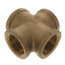 1-1/4" Brass Cross (Lead Free)