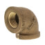 1/4" FIP Brass 90-Degree Elbow (Lead Free)