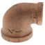1/2" x 1/4" FIP Brass 90-Degree Reducing Elbow (Lead Free)