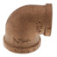 1/2" x 3/8" FIP Brass 90-Degree Reducing Elbow (Lead Free)