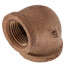 1/2" x 3/8" FIP Brass 90-Degree Reducing Elbow (Lead Free)