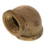 1" x 3/4" FIP Brass 90-Degree Reducing Elbow (Lead Free)