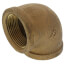 1-1/4" FIP Brass 90-Degree Elbow (Lead Free)