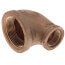 1-1/2" x 3/4" FIP Brass 90-Degree Reducing Elbow (Lead Free)