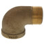 1" Brass 90 Deg Street Elbow, Lead Free (Threaded)