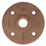 1/2" Brass Floor Flange w/ Holes (Lead-Free)