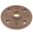 1/2" Brass Floor Flange w/ Holes (Lead-Free)