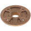 3/4" Brass Floor Flange w/ Holes (Lead-Free)
