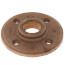 3/4" Brass Floor Flange w/ Holes (Lead-Free)