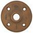 1/2" Brass Floor Flange w/ Holes (Lead-Free)