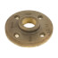 3/4" Brass Floor Flange w/ Holes (Lead-Free)
